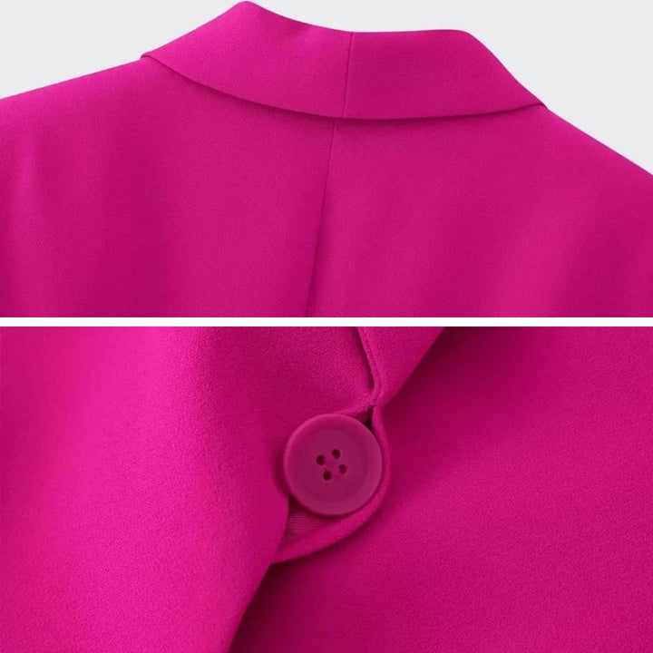 Stylish 2-Piece Women's Suit - Lena-Pink-XS-The Livary