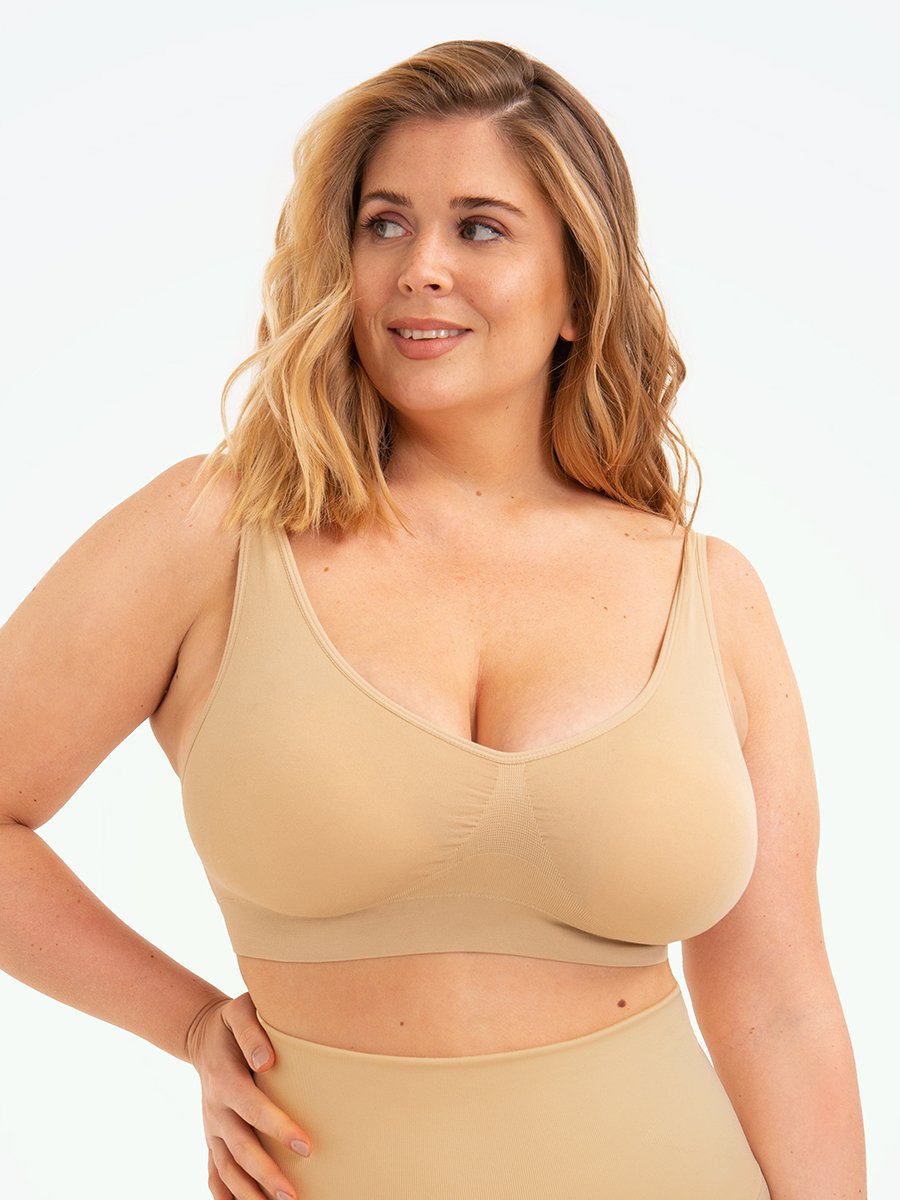 Shapewear Sports Bra – Elena-Black-M-The Livary