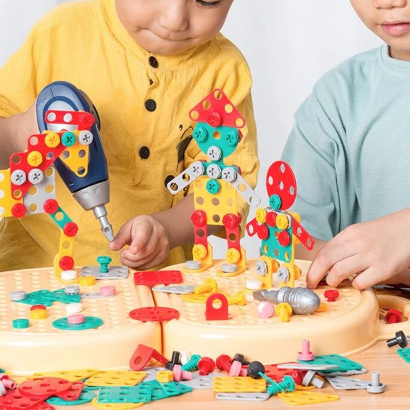 Portable Construction Box for Children - BuildiBox-The Livary