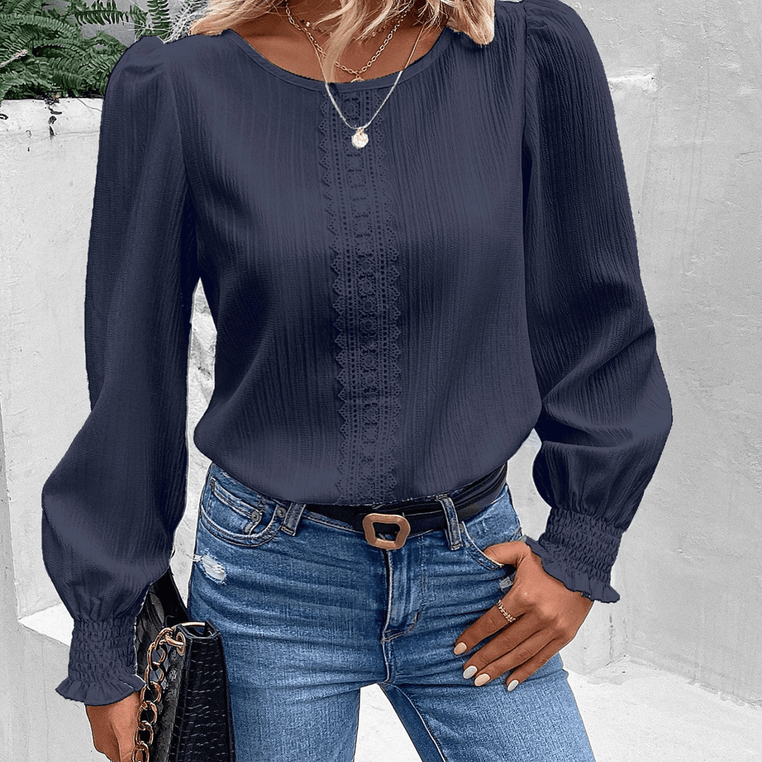 Comfortable Ladies Blouse - Lana-White-XS-The Livary