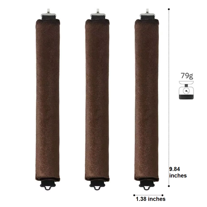 Heatless Hair Curler Set - Soft Curls While You Sleep-Beige-3 pieces-The Livary