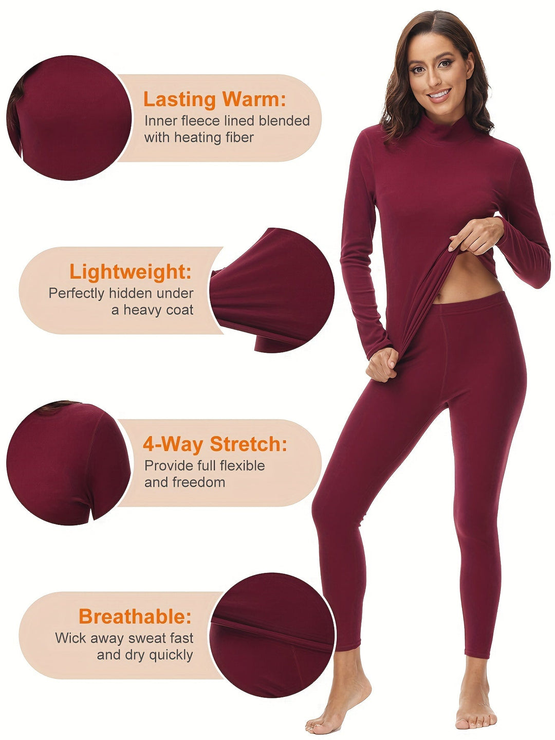 Two-piece Thermoset for the Cold Winter Months - Serena-Black-XS-The Livary