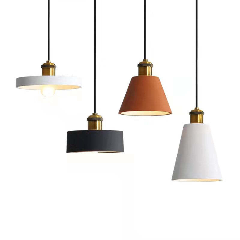 Stylish Morandi Design LED Pendant Light - MoraGlow-A-White-The Livary