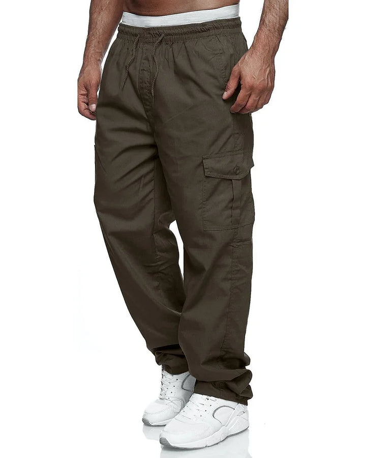 Sustainable and Comfortable Men's Trousers - Nolan-Dark brown-M-The Livary