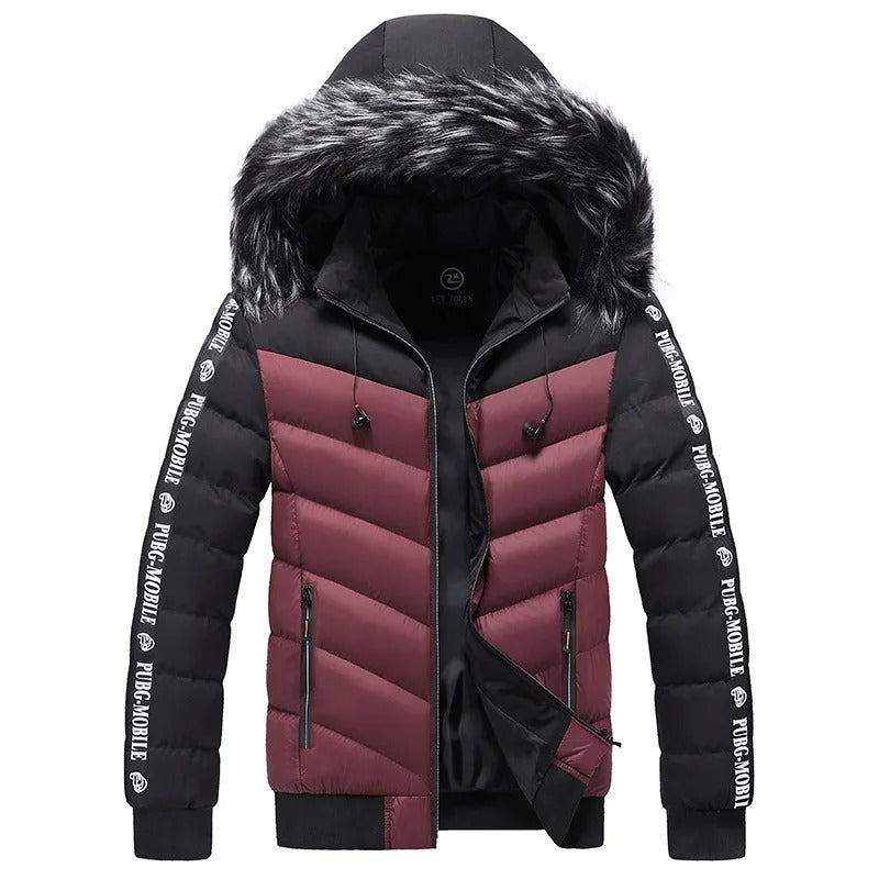 Multifunctional Wind Jacket with Detachable Hood - Luca-Red-M-The Livary