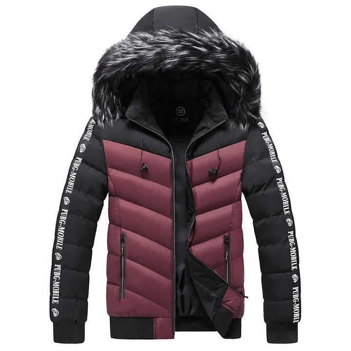 Multifunctional Wind Jacket with Detachable Hood - Luca-Red-M-The Livary