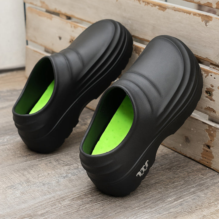 Orthopaedic Waterproof Clogs - AquaStep-Black-4.5-The Livary