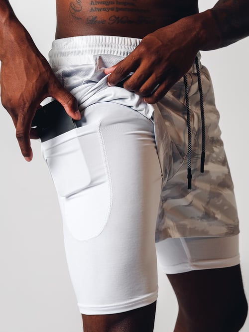 2-in-1 Summer Sports Shorts for Men – Felix-Urban Tech-M-The Livary