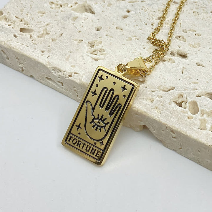 Vintage Tarot Card Lucky Charm - Seraphina-Fortune-Gold-The Livary