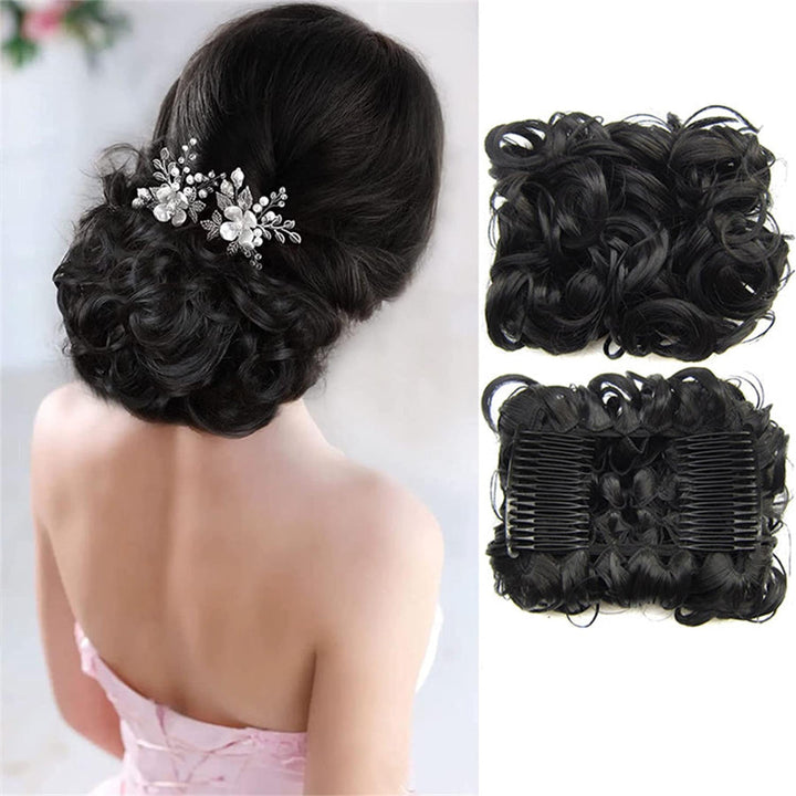 Curly Knot Hair Extension – FluffyFix-02#-The Livary