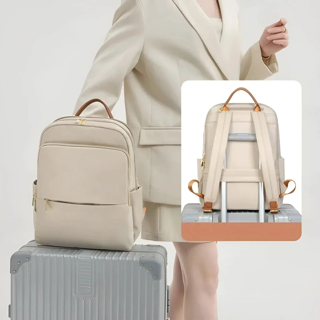 Trendy Multifunctional Ladies' Backpack - Sophia-Grey-The Livary