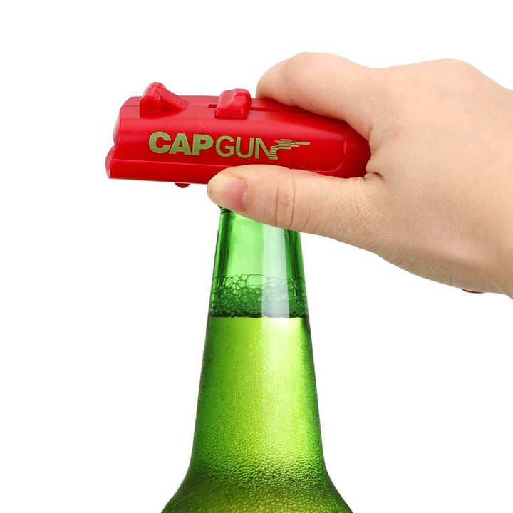 Bottle Cap Shooting Bottle Opener – BlastCap-Grey-The Livary