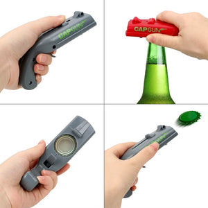 Bottle Cap Shooting Bottle Opener – BlastCap-Grey-The Livary