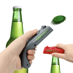 Bottle Cap Shooting Bottle Opener – BlastCap-Grey-The Livary