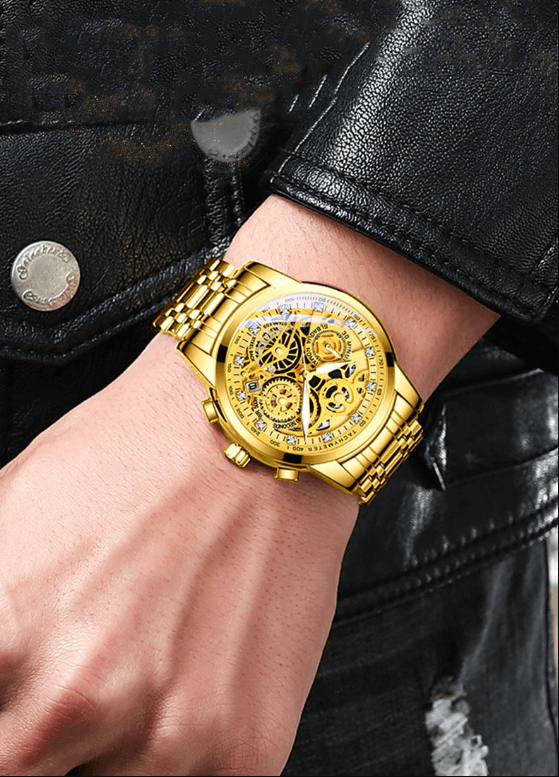 Skeleton Men's Watch - Eclipse-Silver-The Livary