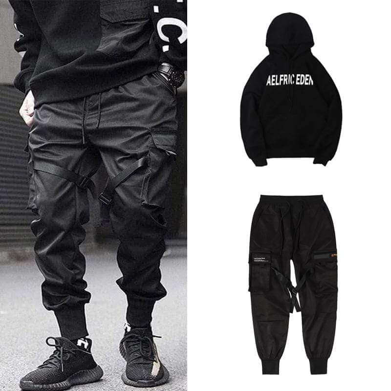 Multi-Pocket Hip-Hop Men's Cargo Pants – Dante-S-The Livary