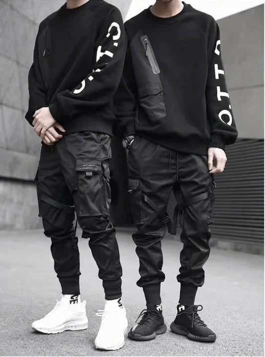 Multi-Pocket Hip-Hop Men's Cargo Pants – Dante-S-The Livary