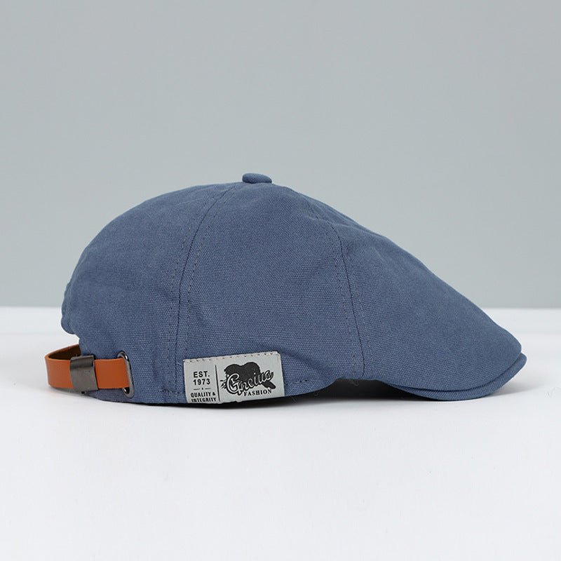 Modern Urban Beret - Bastien-Blue-The Livary