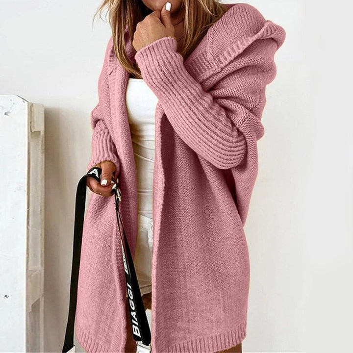 Comfortable Ladies Cardigan - Luna-Pink-S-The Livary