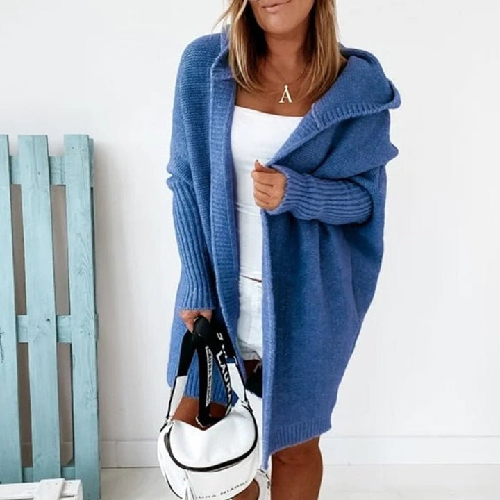 Comfortable Ladies Cardigan - Luna-Blue-S-The Livary
