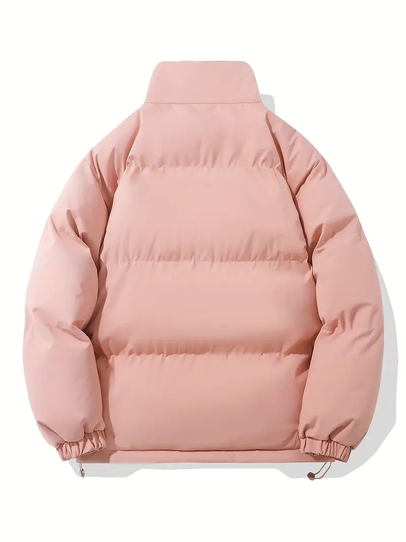 Casual Hoodie Jacket with Zip – Orion-Pink-M-State of Style
