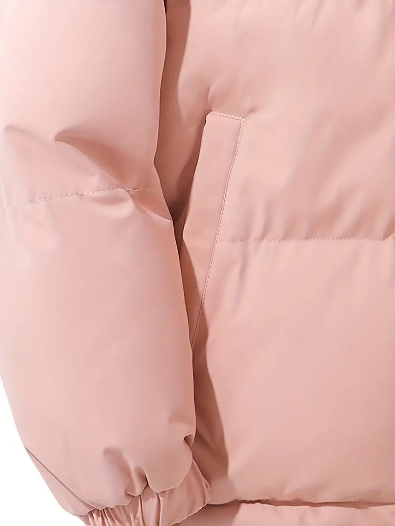 Casual Hoodie Jacket with Zip – Orion-Pink-M-State of Style