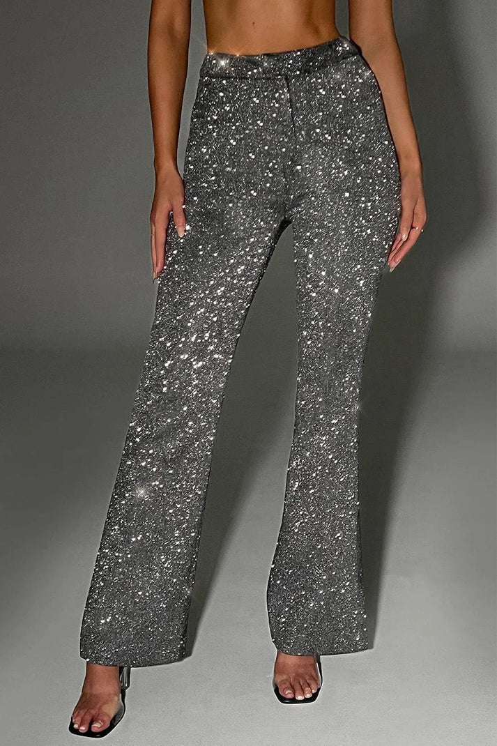 Three-piece glitter set – Celestia-Dark grey-S-The Livary