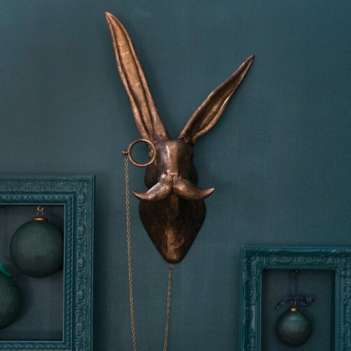 Playful Animal Head Wall Decoration - WallCritters-Stag-The Livary