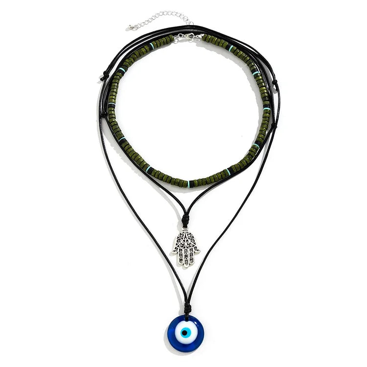 Unisex 3-Layer Necklace Set - Ravi-The Livary