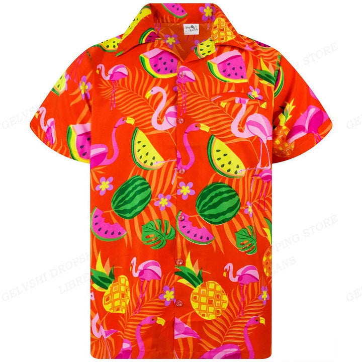 Tropical 3D Flamingo Shirt – Kai-D-S-The Livary