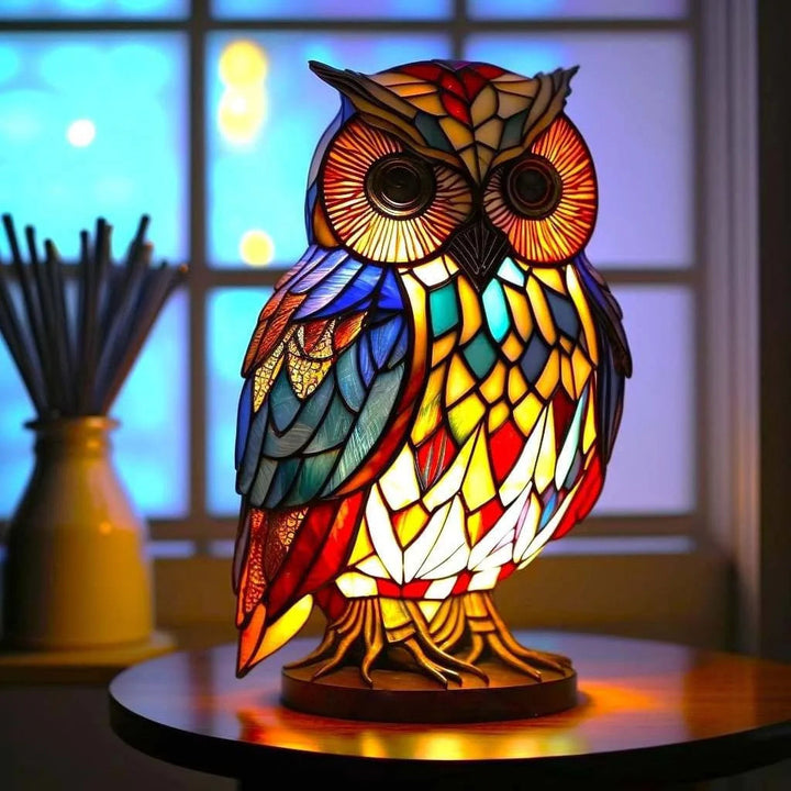 Modern Art Lamp - LumiAura-Owl-5.91 inches-The Livary