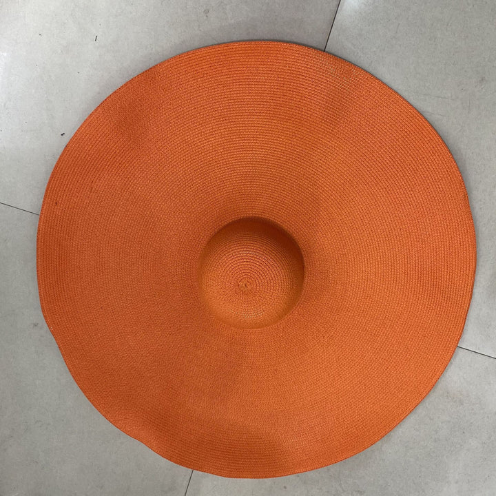 Light women's summer hat with a wide brim and breathable design – Cindy-Orange-One size fits all-The Livary