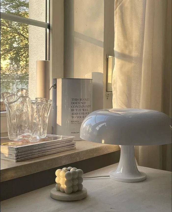 Portable & Luxury Mushroom Table Lamp - LumiShroom-Orange-The Livary