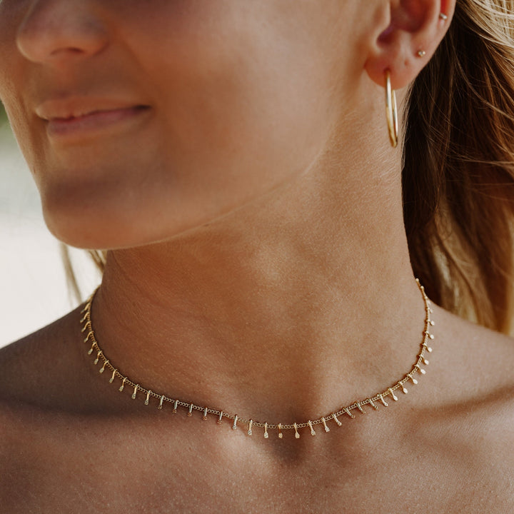 Minimalist Choker for Women - Antigua-Gold-The Livary