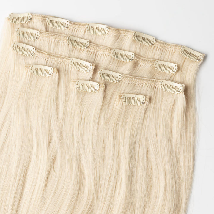 Clip-in Hair Extension Set – Sorella (Light Ash Blonde 60B)-The Livary