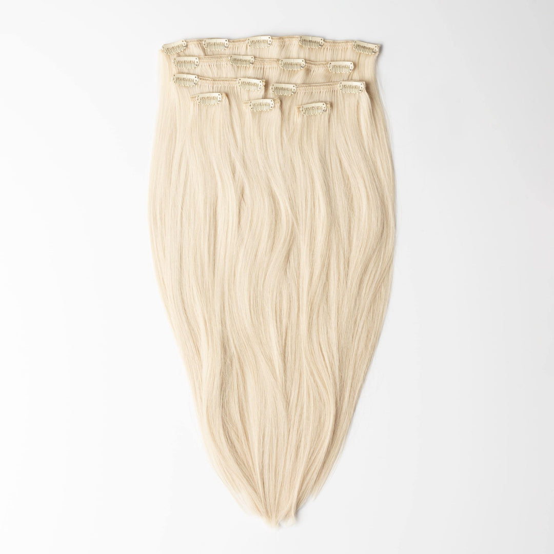 Clip-in Hair Extension Set – Sorella (Light Ash Blonde 60B)-The Livary