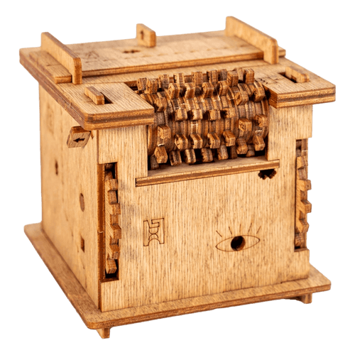 Interactive Wooden Escape Puzzle Box – MindVault-Schrödinger's Cat-The Livary
