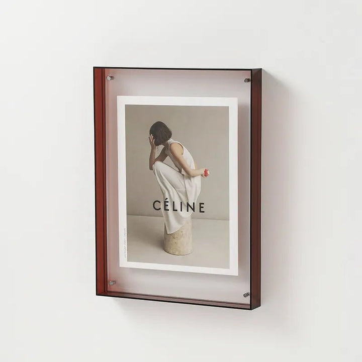 Coloured Transparent Photo Frame – FramePop-Brown-11x14cm-The Livary