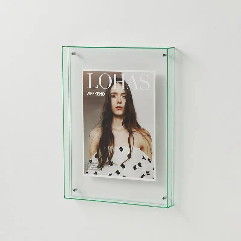 Coloured Transparent Photo Frame – FramePop-Light green-11x14cm-The Livary