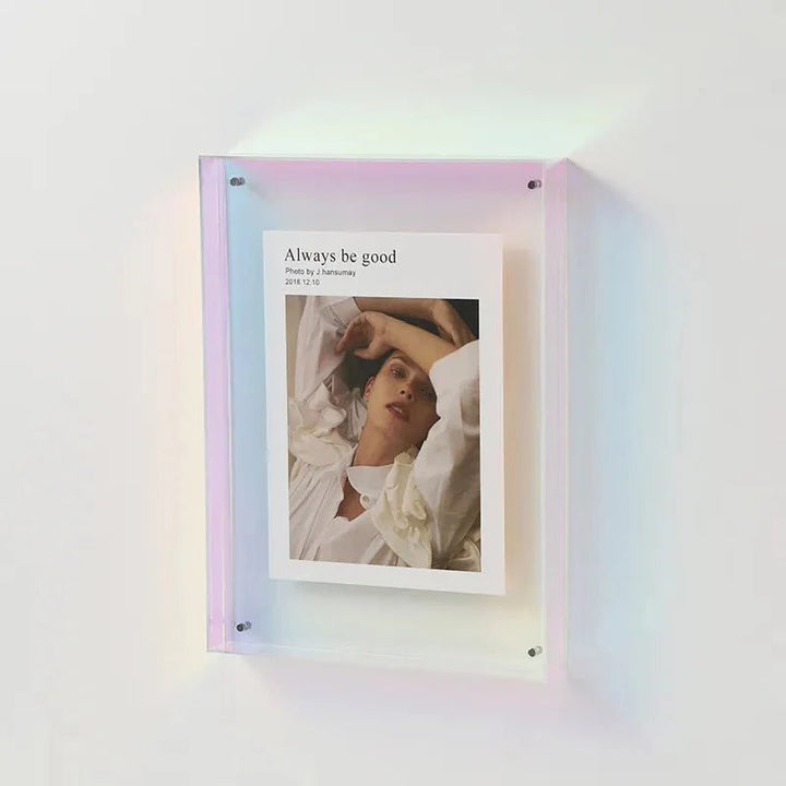 Coloured Transparent Photo Frame – FramePop-Rainbow-11x14cm-The Livary