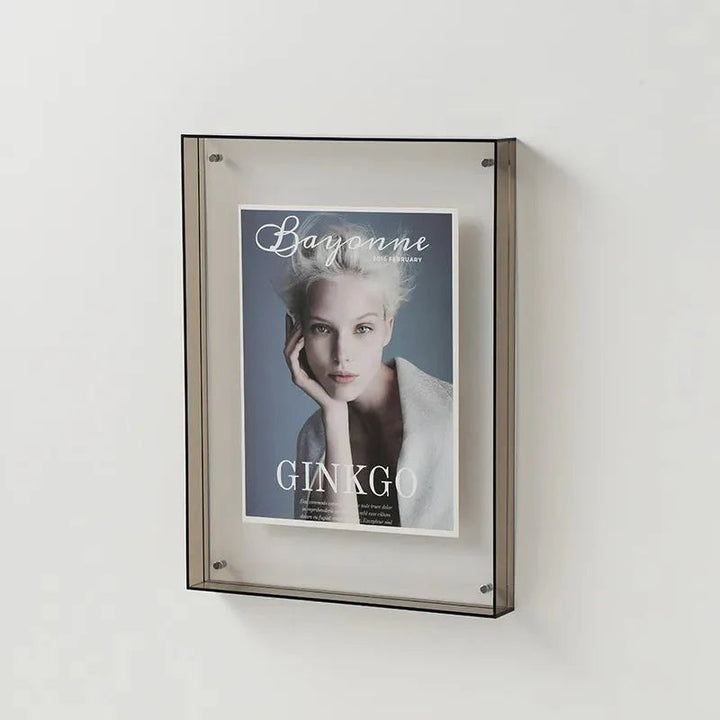 Coloured Transparent Photo Frame – FramePop-Grey-11x14cm-The Livary