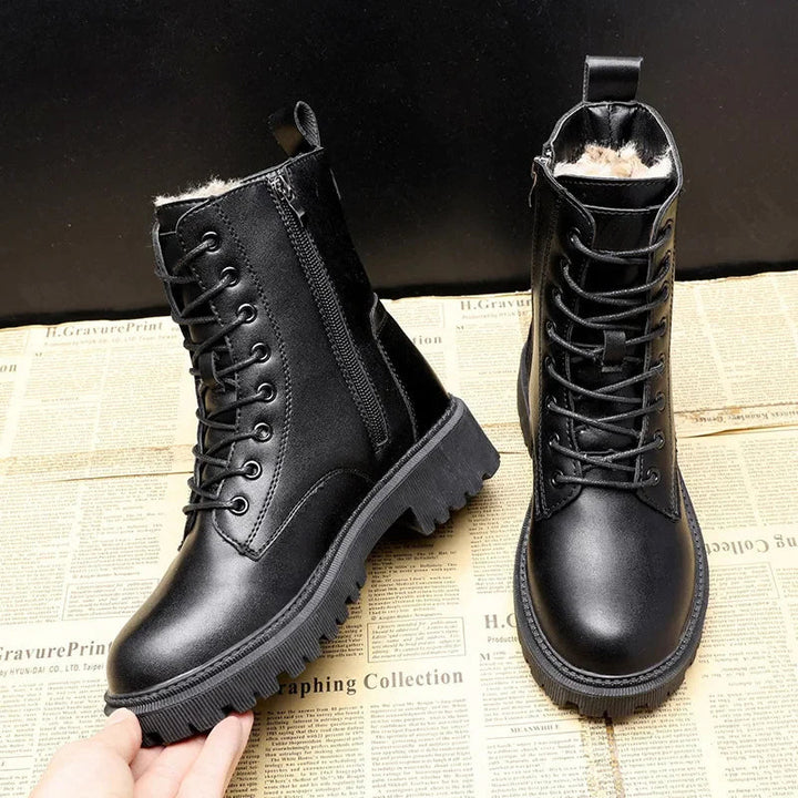 Trendy Black Women's Winter Boots - Yara-3-The Livary