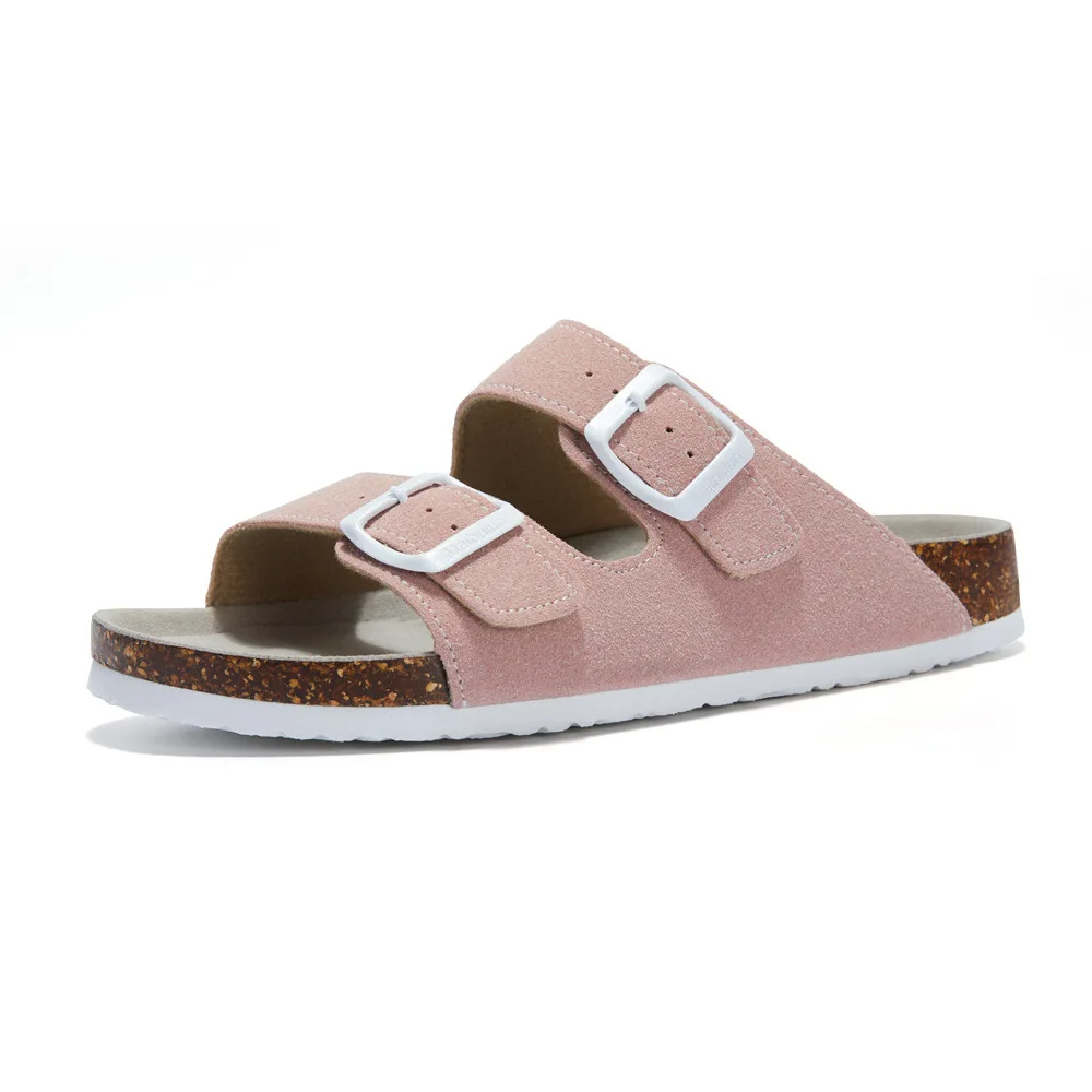 Orthopaedic Sandals with Cork Footbed | Superior Support-2.5-Pink-The Livary