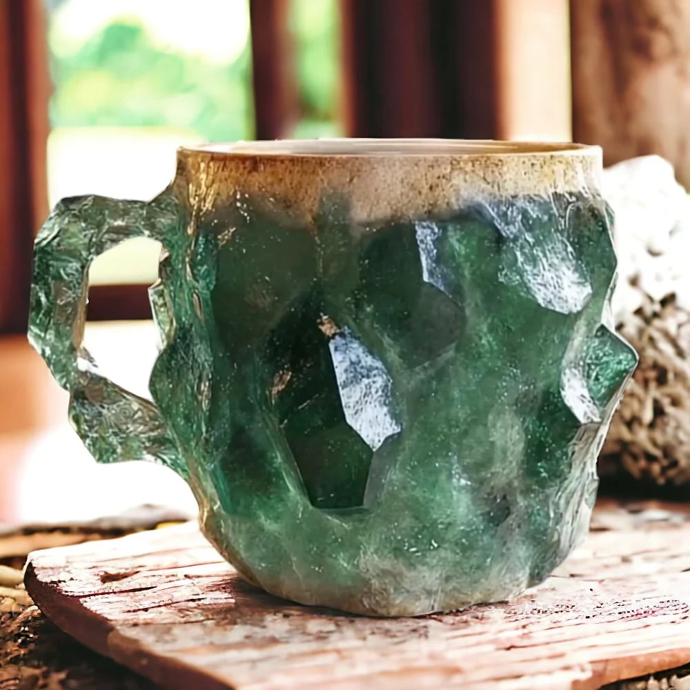 Crystal Coffee Mug - CrystalBrew-Green-State of Style