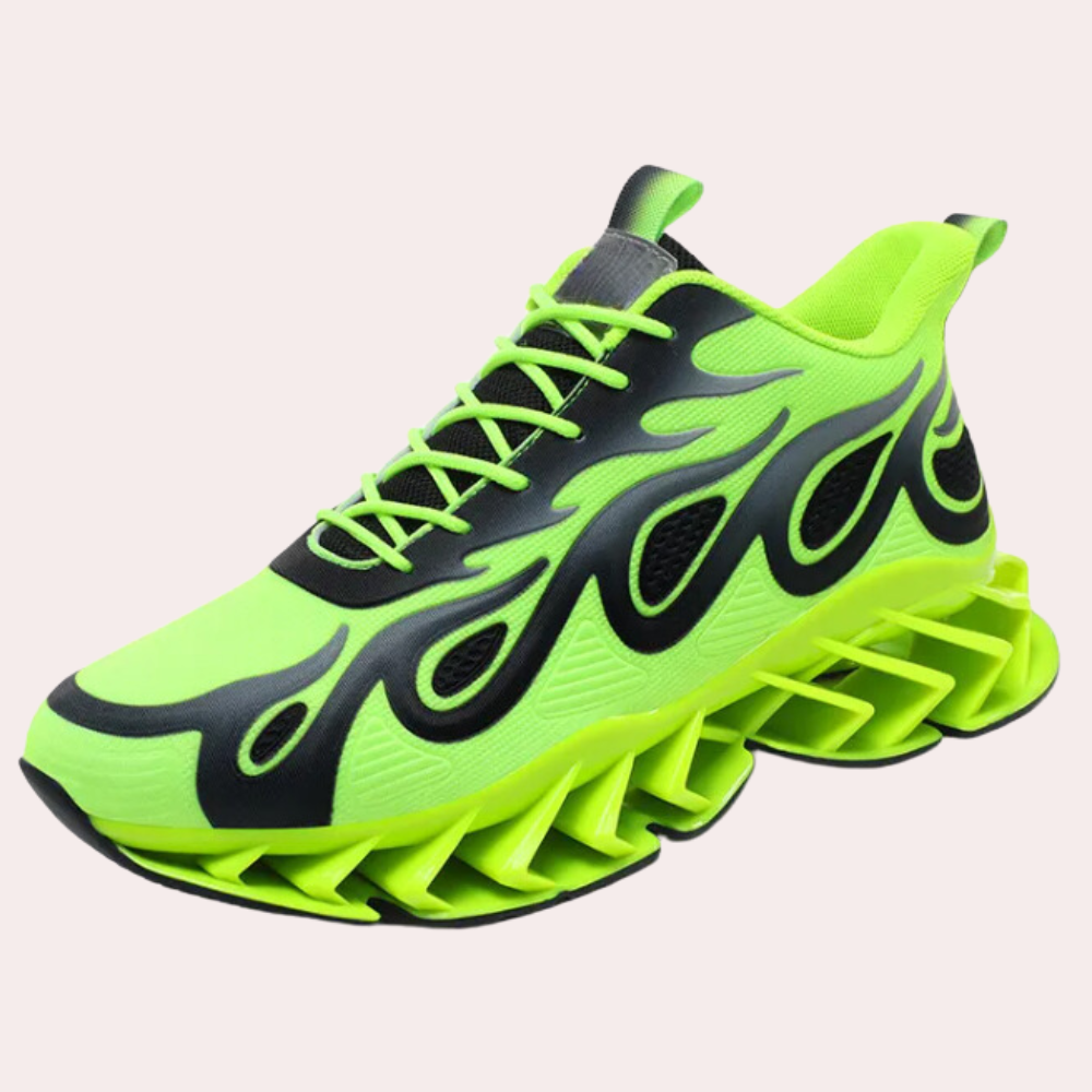 Classic Sneakers for Men - Lennox-Green-6-The Livary