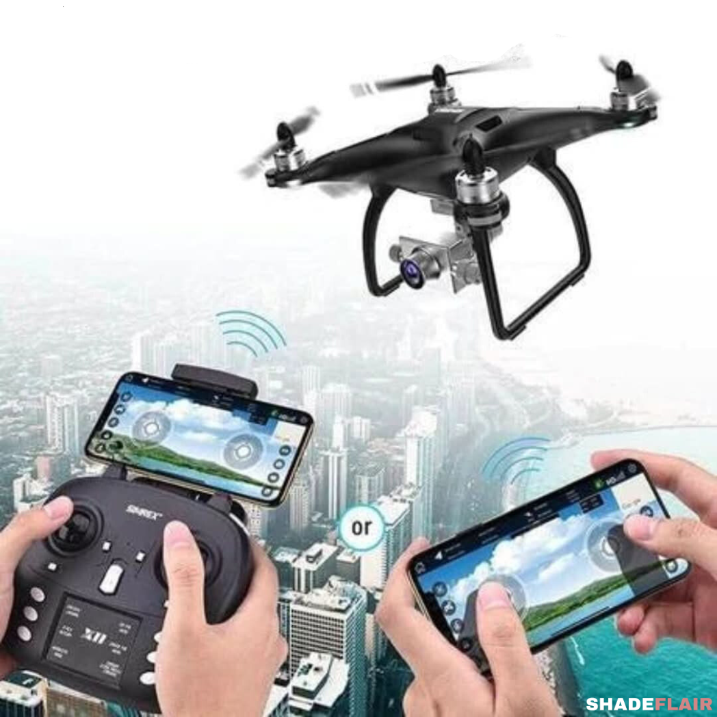 Waterproof AI Drone - AeroQuest-Black-With Camera-The Livary