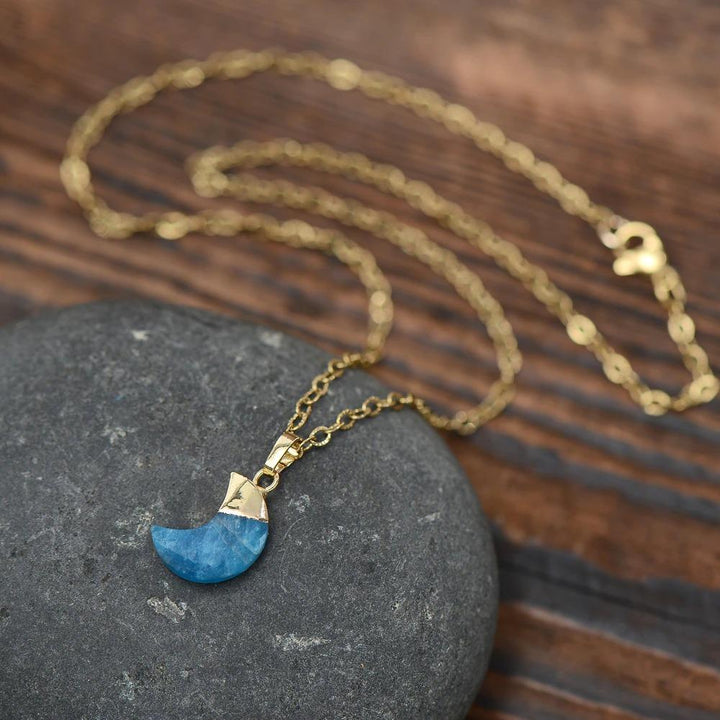 Moonstone Healing Necklace – Celestina-Labradorite-The Livary