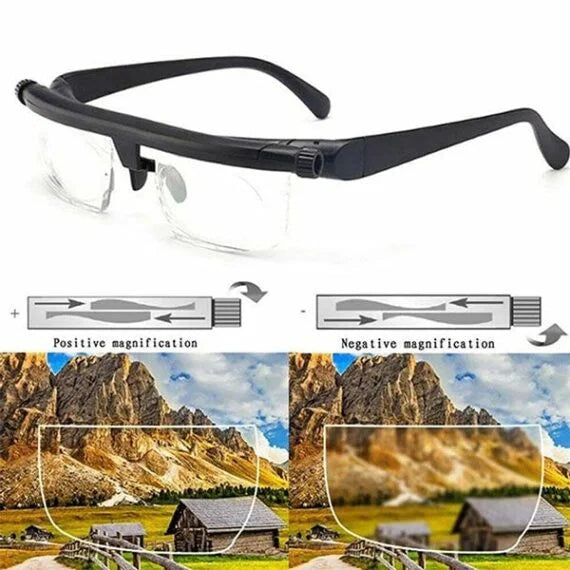 Adjustable Glasses for Close & Distant Vision - VisiFlex-The Livary