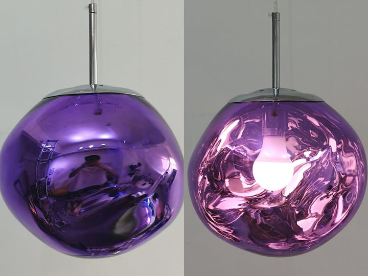Modern LED Pendant Lamp – Lumaé-Purple-15CM-The Livary