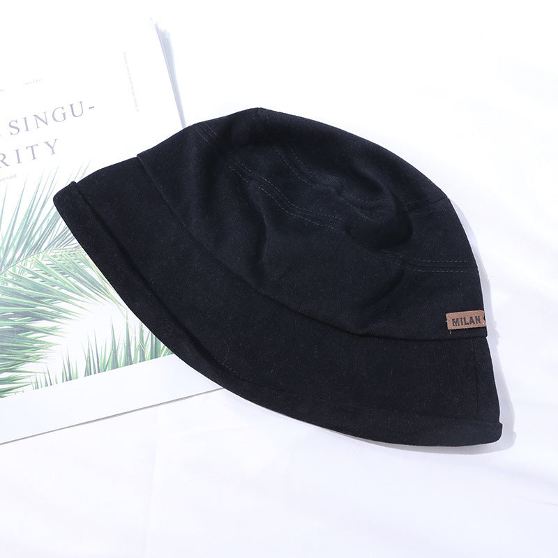Light summer bucket hat with fine seam design – StitchShade-Black-The Livary